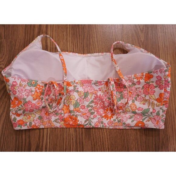 Herseas High-Waisted Bikini Set - Floral Reversible Bottom, Size 2XL, NWOT - Picture 8 of 12